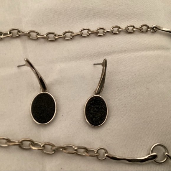 Spoutnik earrings and necklace set - Picture 5 of 5